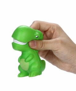 Squishy dinosaure dans la main