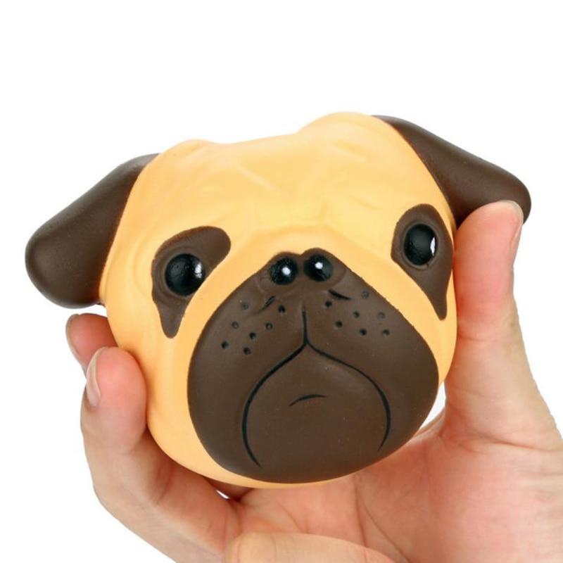 Generic Balle anti-stress Squishy squeeze dog face à prix pas cher