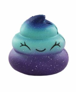 Galaxy Blue Poop Squishy