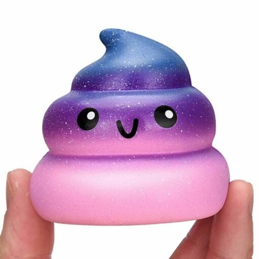 Galaxy Pink Poop Squishy