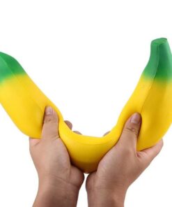 squishy géant banane écrasé