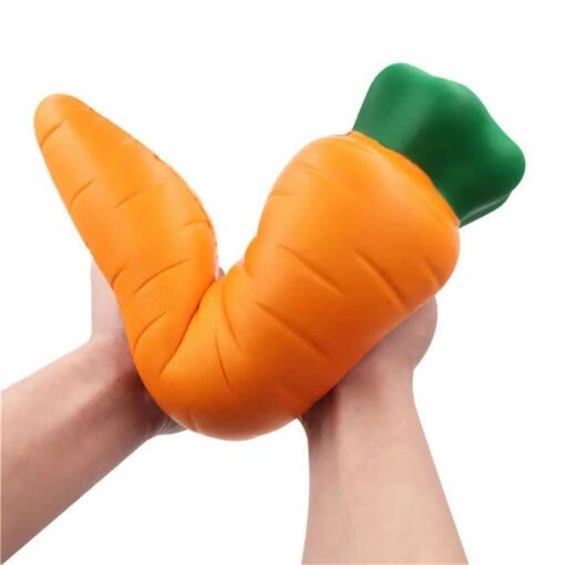 squishy géant carotte écrasé