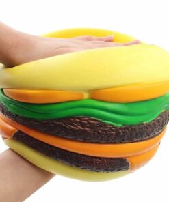 squishy géant cheeseburger écrasé