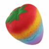 squishy geant fraise multicolore vu de profil