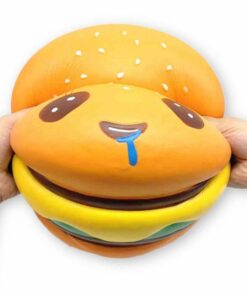 squishy géant hamburger kawaii écrasé