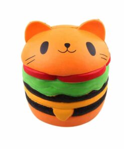 squishy géant chat hamburger