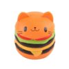 Squishy hamburger chat orange