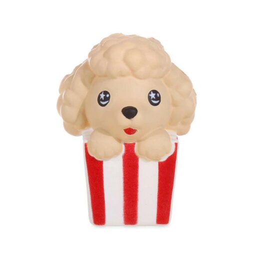 Squishy popcorn chien