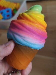 Rainbow Cupcake Squishy photo review