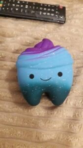 Galaxy Tooth Squishy photo review