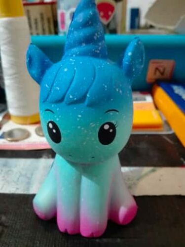 Galaxy Unicorn Squishy photo review