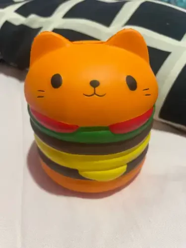 Cat Hamburger Squishy photo review